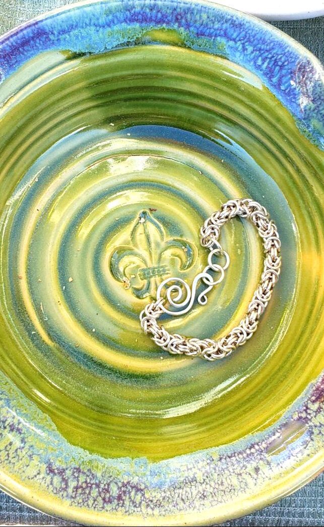 laura teague handmade sterling silver bracelet