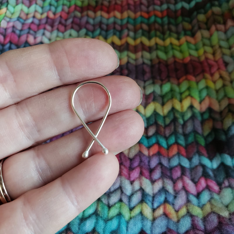 Sterling silver stitch markers knitting crochet