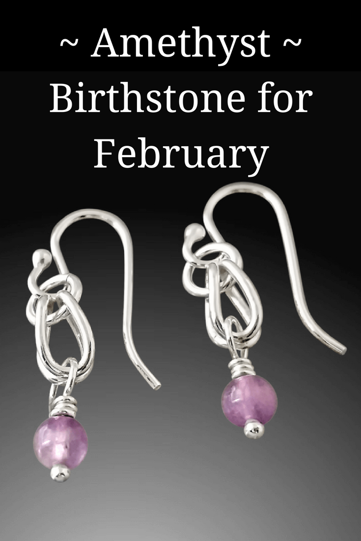 silver and amethyst earrings february birthstone