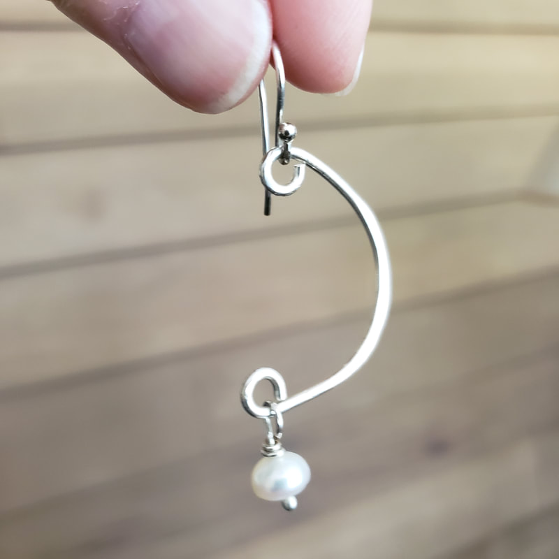 clear quartz jewelry earrings