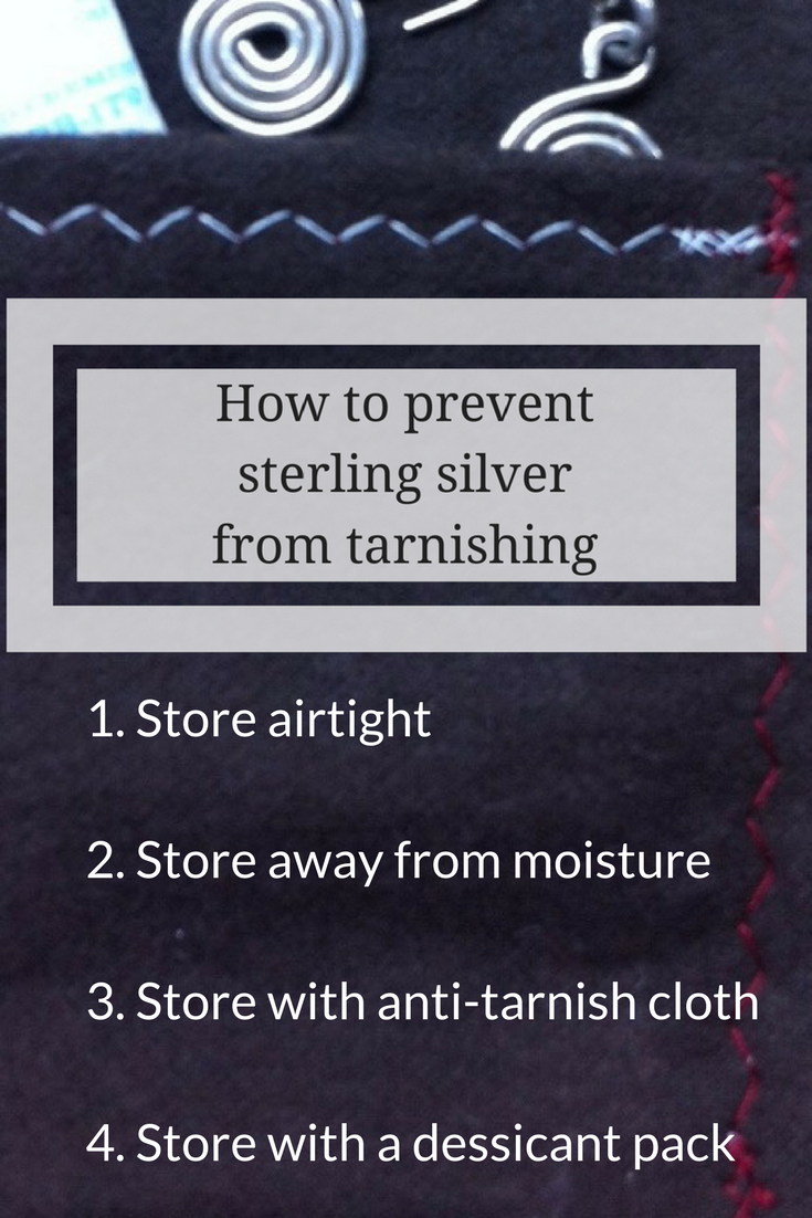 How to prevent tarnish on my silver jewelry