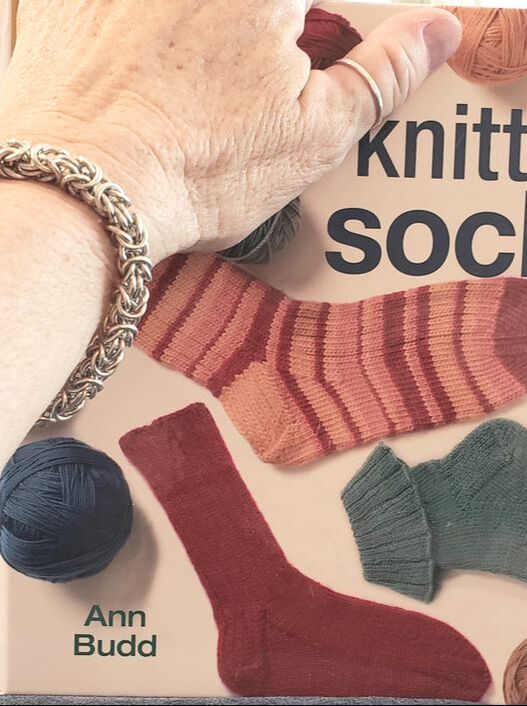 knitting socks by ann budd sterling silver chain link bracelet laura teague