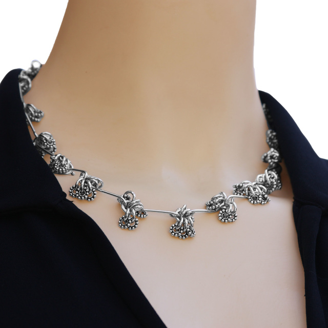 handmade silver jewelry necklace; handmade jewlery copper necklace