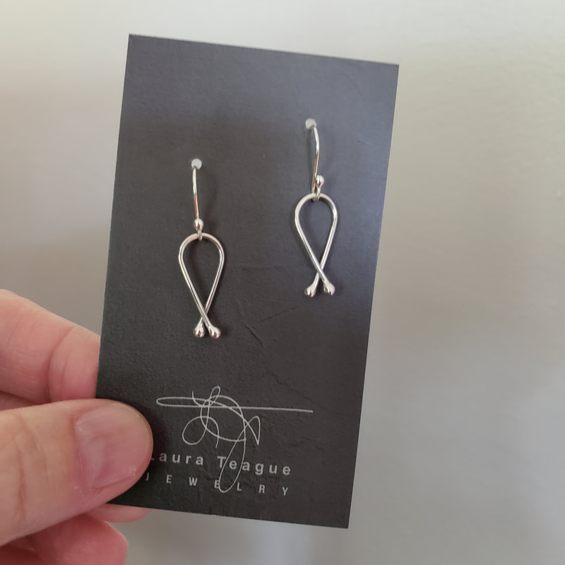 artisan silver earrings